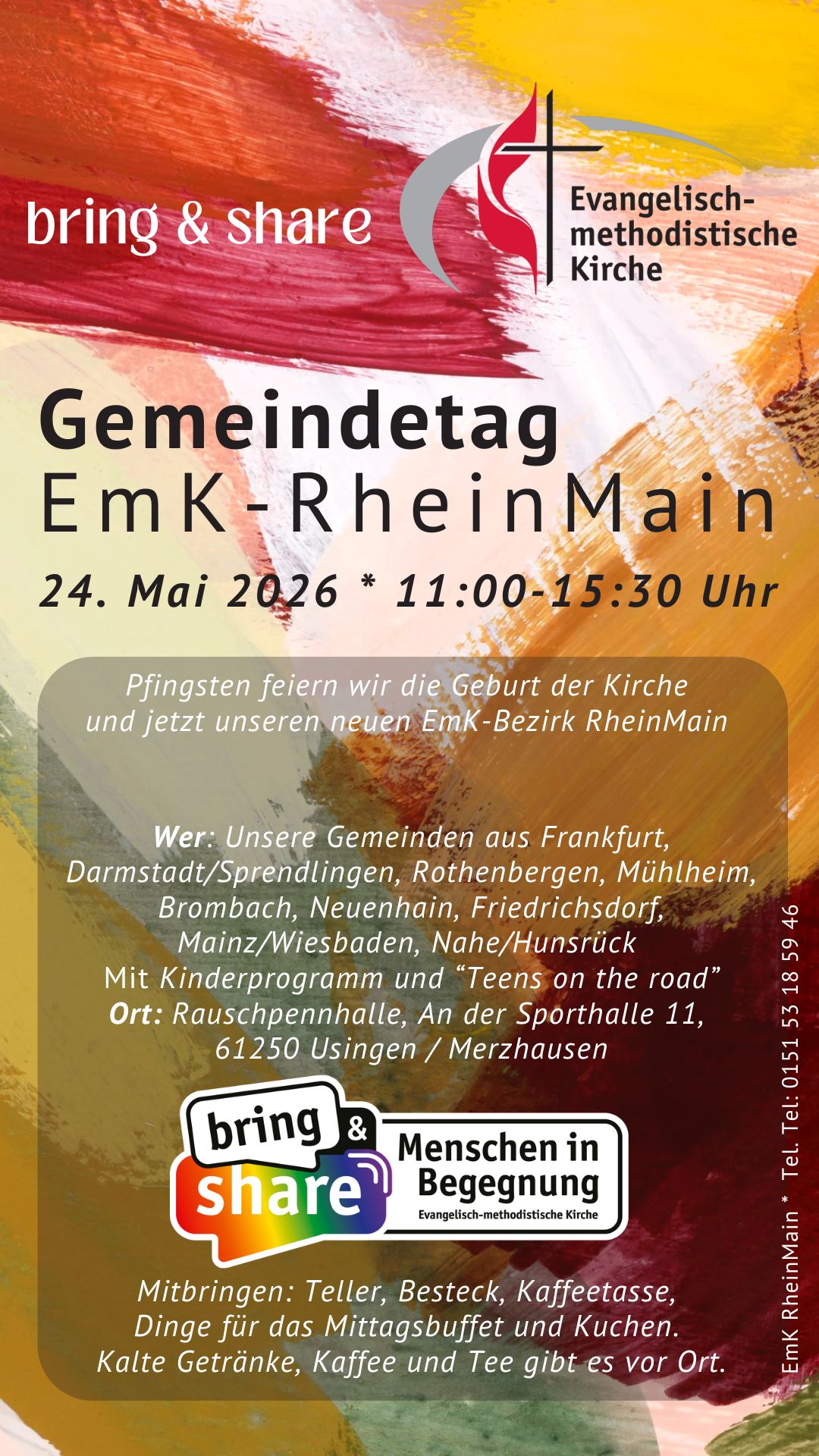 Onlineformat - Pfingsten bring &#38; share EmK-RheinMain